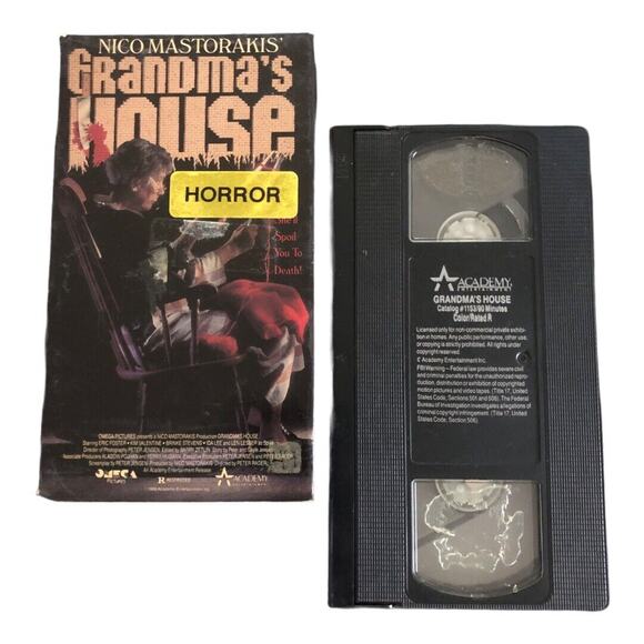 Grandma's House‎ VHS 1989 Vintage Horror #1153 - Picture 1 of 6
